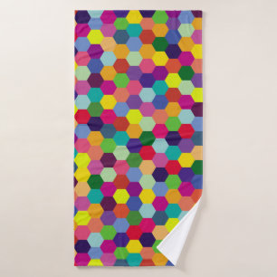 Pattern Modern Colourful- Fashion spring hipster   Bath Towel