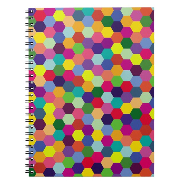 Pattern Modern Colourful- Fashion spring hipster   Notebook (Front)