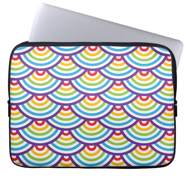 Pattern Modern Stylish Geometric Vintage       Laptop Sleeve (Front)