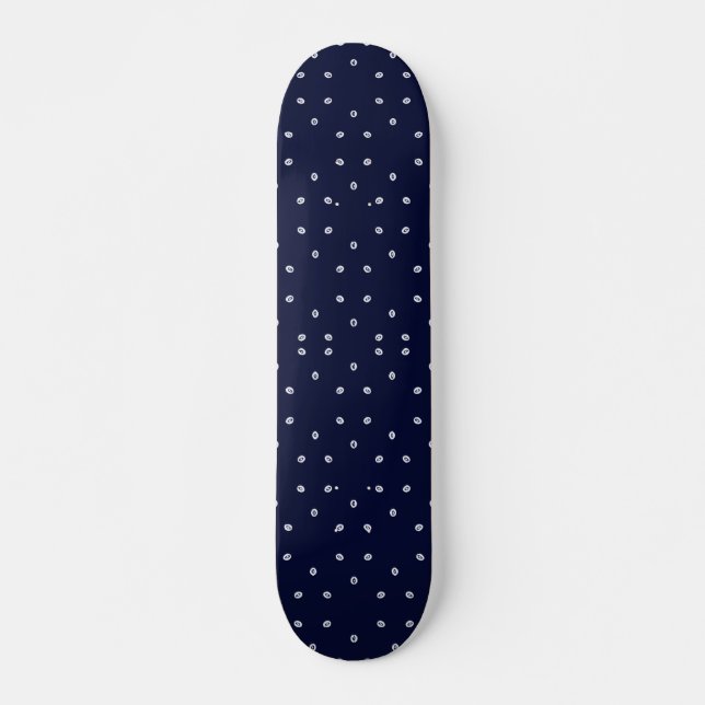 Pattern Modern Stylish Summer Vintage   Skateboard (Front)