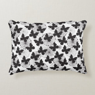 pattern of a butterfly accent pillow