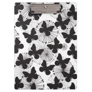 pattern of a butterfly clipboard