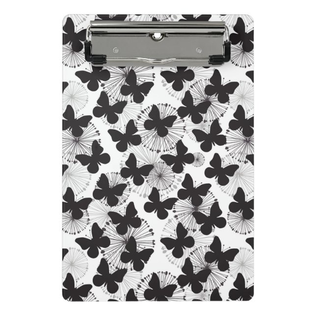 pattern of a butterfly mini clipboard (Front)