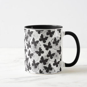 pattern of a butterfly mug