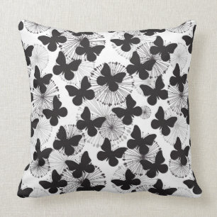 pattern of a butterfly throw pillow