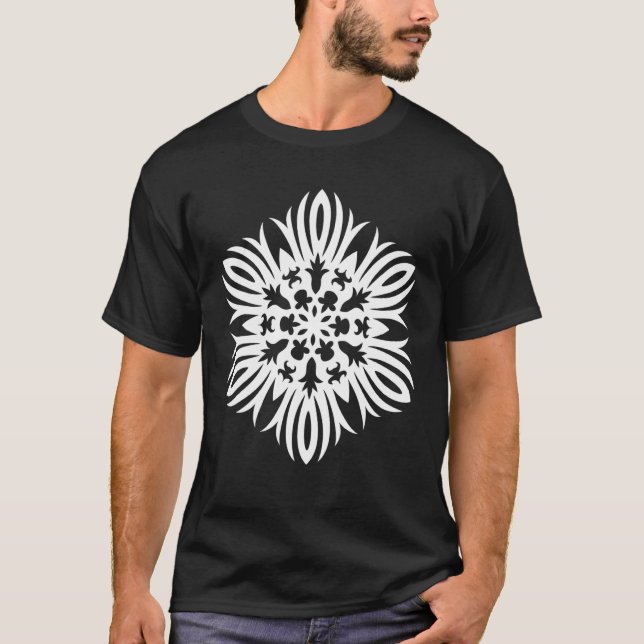Pattern Of A Snowflake Nr  9 T-Shirt (Front)