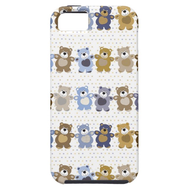 pattern of a toy teddy bear Case-Mate iPhone case (Back)