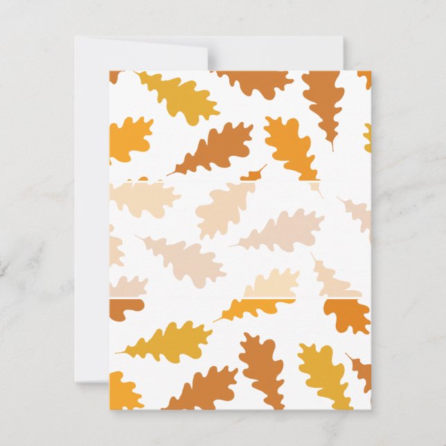 Pattern of Autumn Leaves. (Front)