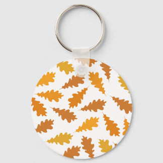 Pattern of Autumn Leaves. Keychain