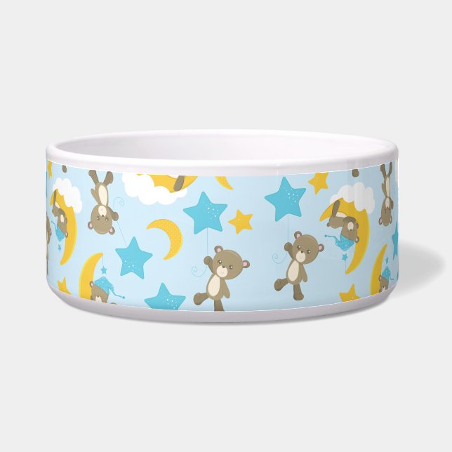 Pattern Of Bears, Cute Bears, Teddy Bears, Stars (Front)