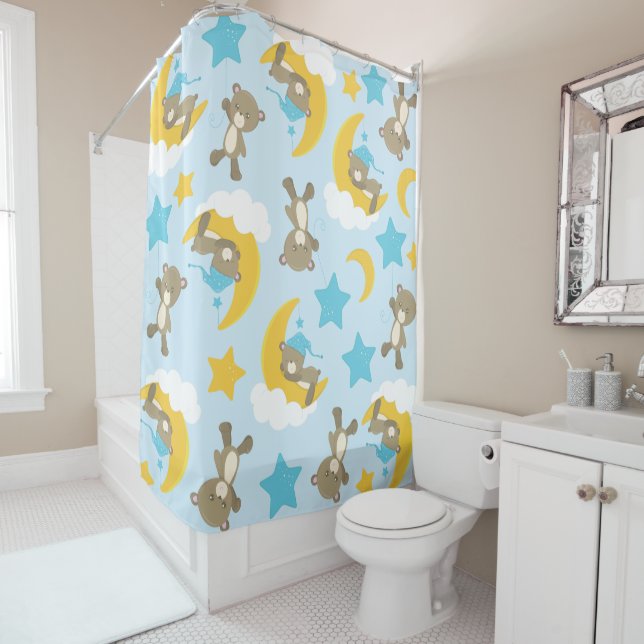 Pattern Of Bears, Cute Bears, Teddy Bears, Stars (In Situ)