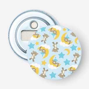 Pattern Of Bears, Cute Bears, Teddy Bears, Stars Bottle Opener