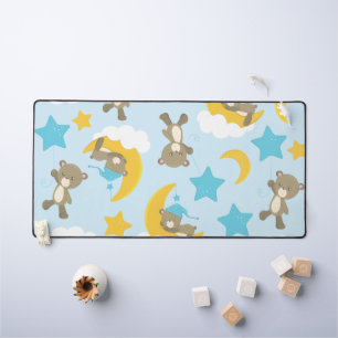 Pattern Of Bears, Cute Bears, Teddy Bears, Stars Desk Mat