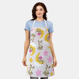 Pattern Of Bears, Teddy Bears, Cute Bears, Stars Apron