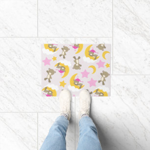 Pattern Of Bears, Teddy Bears, Cute Bears, Stars Doormat