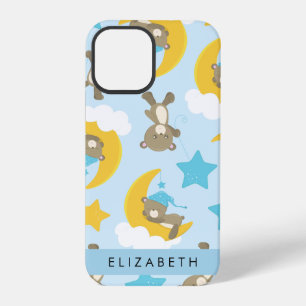 Pattern Of Bears, Teddy Bears, Stars, Your Name iPhone 12 Pro Case