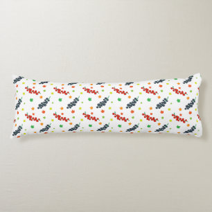 Pattern Of Berries, Redberry, Blueberry, Fruit Body Pillow
