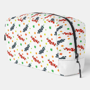Pattern Of Berries, Redberry, Blueberry, Fruit Dopp Kit