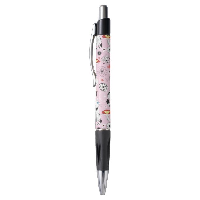pattern of cats and flowers pen (Top (Vertical))