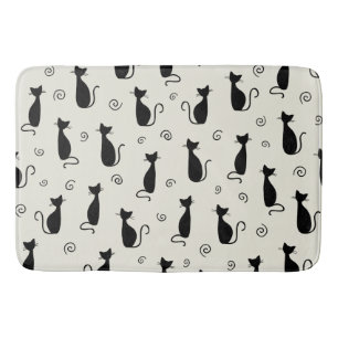 Pattern Of Cats, Cute Cats, Black Cats, Kittens Bath Mat