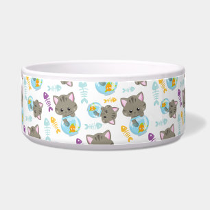 Pattern Of Cats, Cute Cats, Kittens, Fish