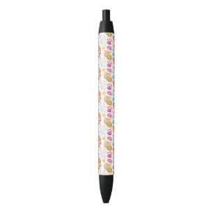 Pattern Of Cats, Cute Cats, Kitty, Kittens, Paws Black Ink Pen
