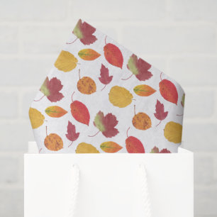 Pattern Of Colourful Autumn Leaves / Fall Foliage Tissue Paper
