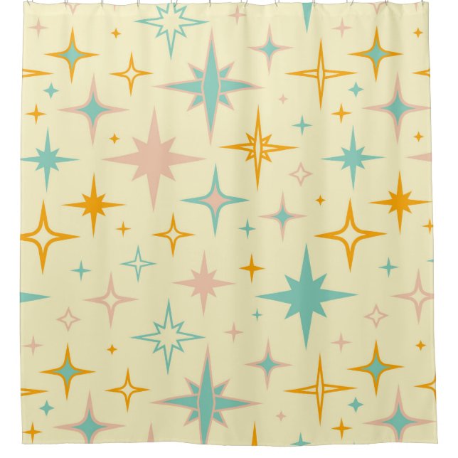 Pattern of colourful retro stars (Front)