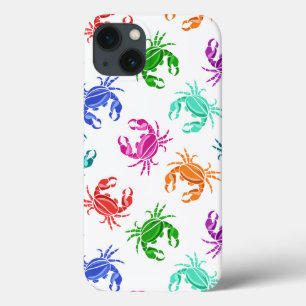 Pattern Of Crabs iPhone 13 Case