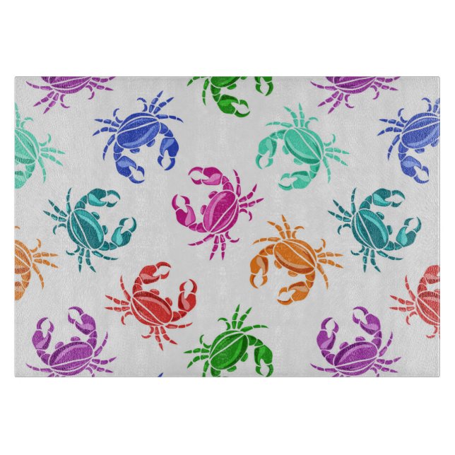 Pattern Of Crabs Cutting Board (Front)