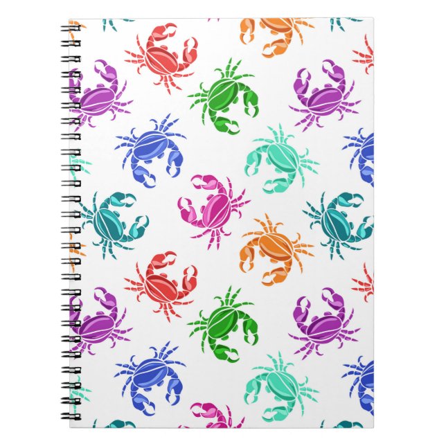 Pattern Of Crabs Notebook (Front)