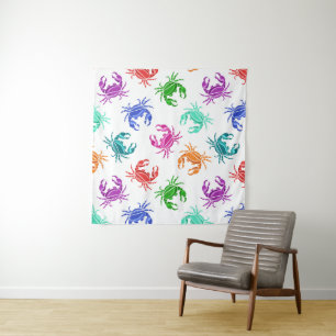Pattern Of Crabs Tapestry