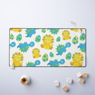 Pattern Of Dinosaurs, Cute Dinosaurs, Baby Dino Desk Mat