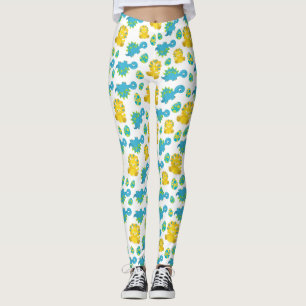 Pattern Of Dinosaurs, Cute Dinosaurs, Baby Dino Leggings