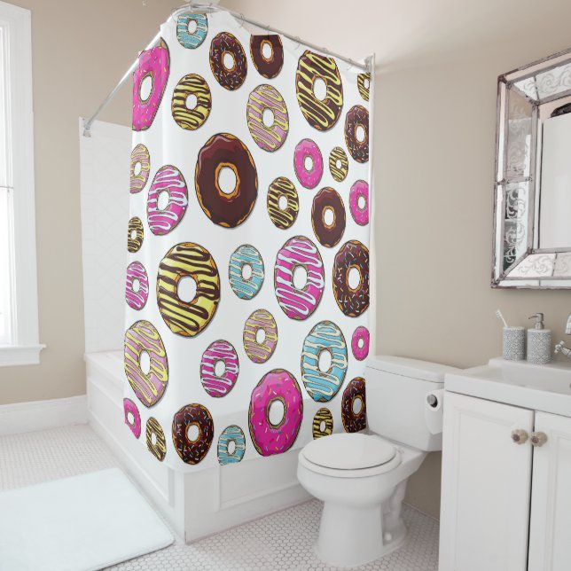 Pattern Of Doughnuts, Colourful Doughnuts, Sprinkl (In Situ)