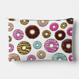 Pattern Of Doughnuts, Colourful Doughnuts, Sprinkl Accessory Pouch