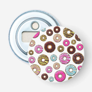 Pattern Of Doughnuts, Colourful Doughnuts, Sprinkl Bottle Opener