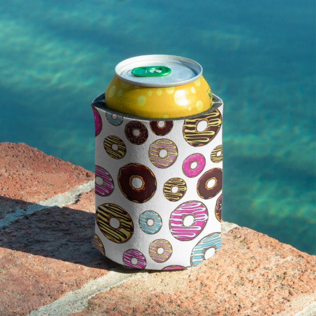 Pattern Of Doughnuts, Colourful Doughnuts, Sprinkl Can Cooler (In Situ Pool)
