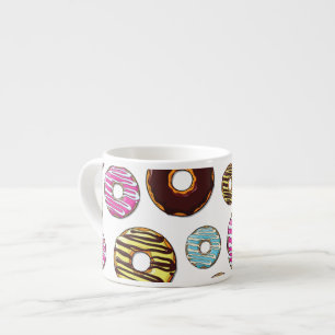 Pattern Of Doughnuts, Colourful Doughnuts, Sprinkl Espresso Cup