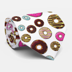 Pattern Of Doughnuts, Colourful Doughnuts, Sprinkl Tie