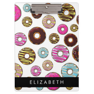 Pattern Of Doughnuts, Colourful Doughnuts, Your Na Clipboard