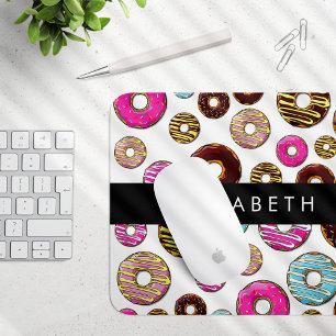 Pattern Of Doughnuts, Colourful Doughnuts, Your Na Mouse Pad