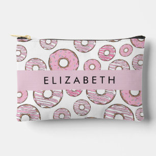 Pattern Of Doughnuts, Pink Doughnuts, Icing, Your Accessory Pouch