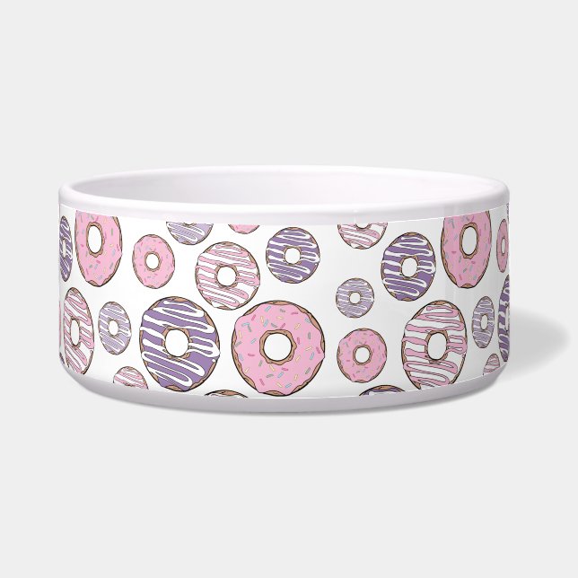 Pattern Of Doughnuts, Pink Doughnuts, Purple Dough (Front)