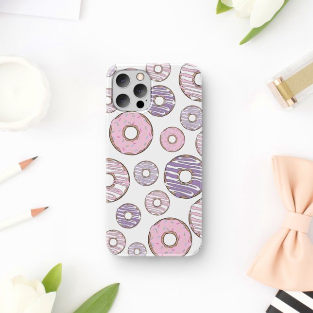 Pattern Of Doughnuts, Pink Doughnuts, Purple Dough (Creator Uploaded)