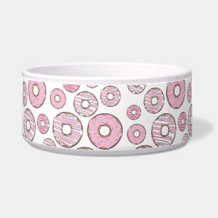 Pattern Of Doughnuts, Pink Doughnuts, Sprinkles