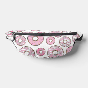 Pattern Of Doughnuts, Pink Doughnuts, Sprinkles Fanny Pack