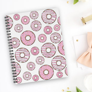 Pattern Of Doughnuts, Pink Doughnuts, Sprinkles Planner