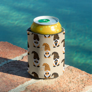 Pattern Of Gnomes, Halloween Gnomes Trick Or Treat Can Cooler