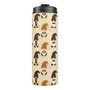 Pattern Of Gnomes, Halloween Gnomes Trick Or Treat Thermal Tumbler